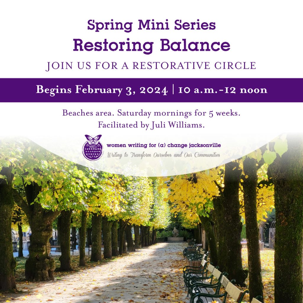 Spring Mini Series: Restoring Balance, Feb 7, 6:30-9:00 pm