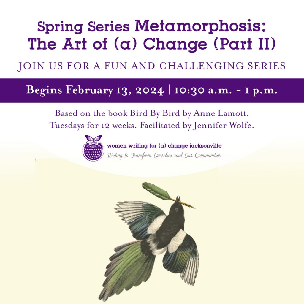 Spring Series Metamorphosis:
The Art of (a) Change (Part II)
Begins February 13, 2024 | 10:30 a.m. - 1 p.m.